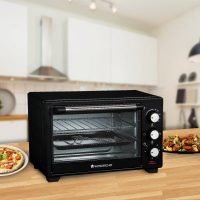 Wonderchef Oven Toaster Griller (OTG) – 19 litres, Black – with Auto-Shut Off, Heat-Resistant Tempered Glass, Multi-Stage Heat Selection