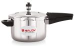 NIRLON Triply Stainless Steel Outer Lid Pressure Cooker/Compatible with Gas & Induction, 3 Litres